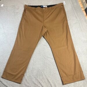 Ultimate Tech Slim Pants 46x30 Built-In Flex Brown Old Navy
